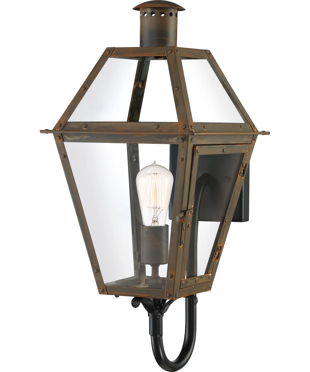Rue De Royal Medium 1-light Outdoor Wall Light Industrial Bronze - Image 2