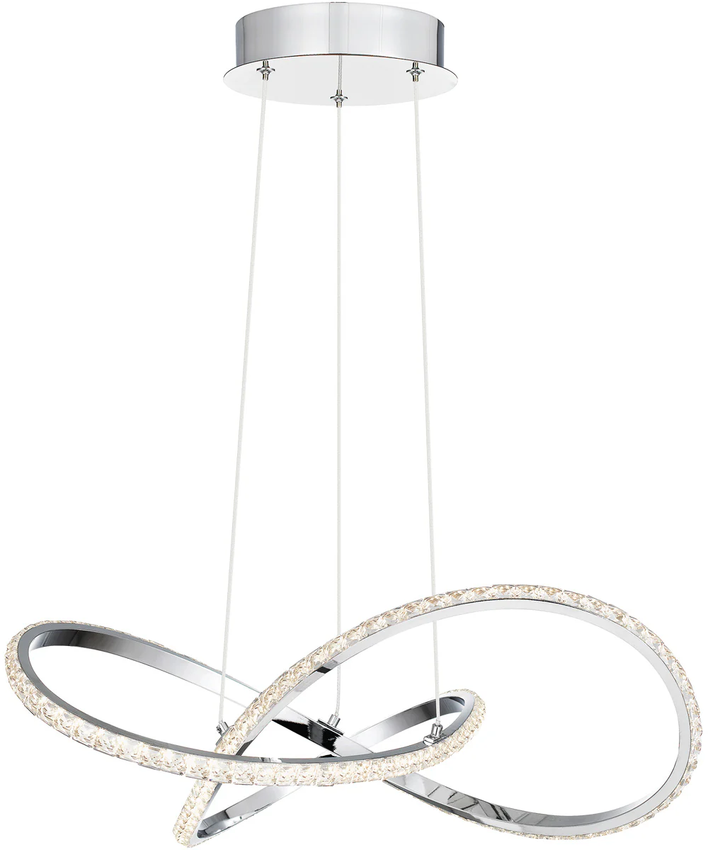 Rumi  Pendant Polished Chrome - Image 2