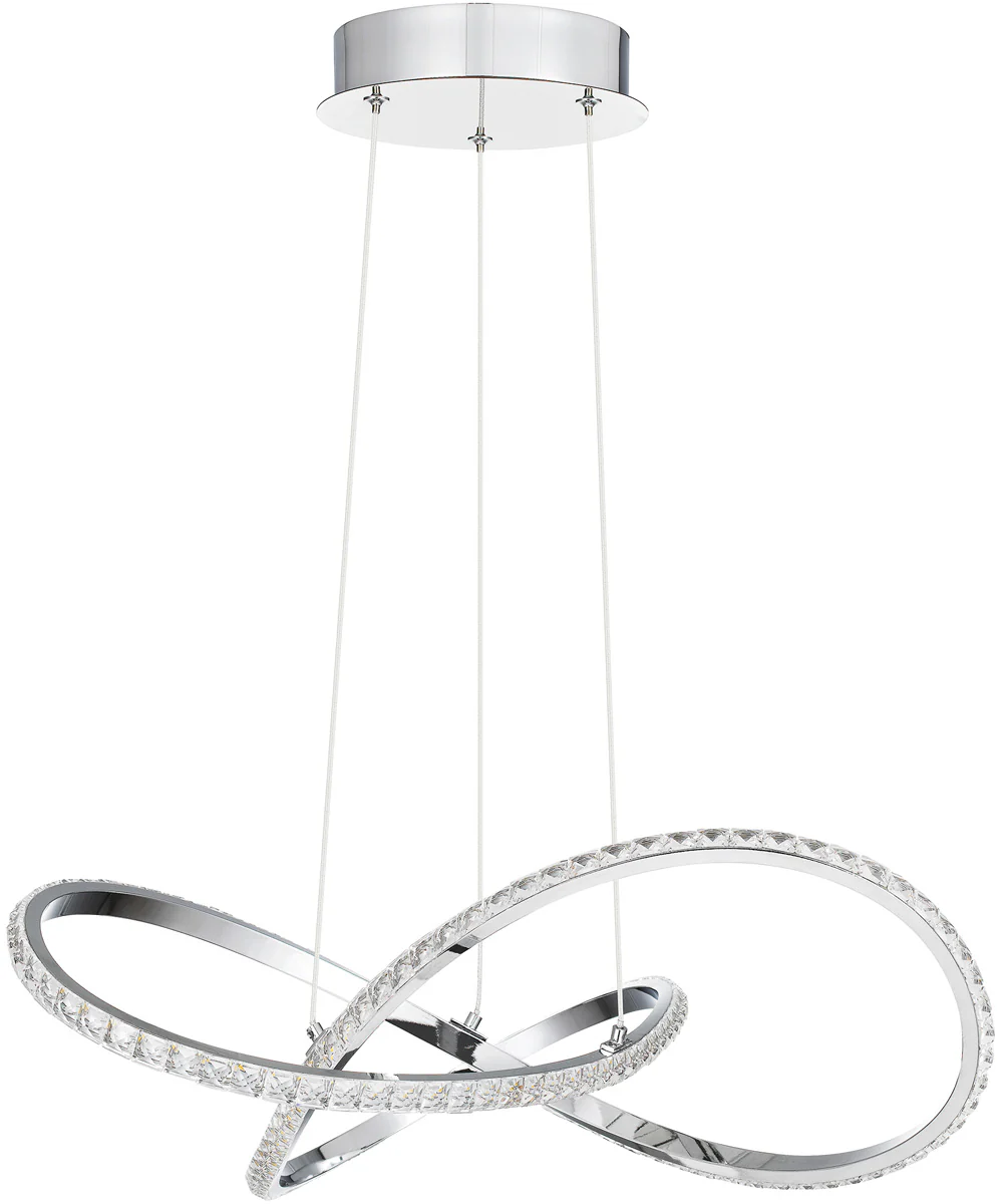 Rumi  Pendant Polished Chrome - Image 3