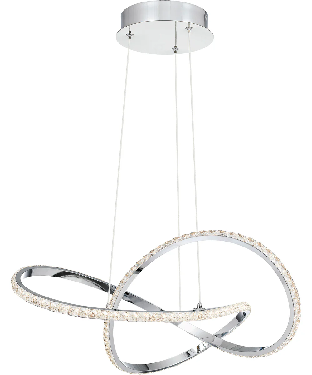 Rumi  Pendant Polished Chrome - Image 4