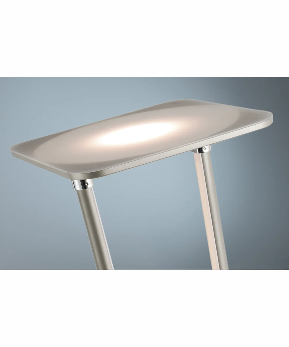 Russo 2-Light Led Torch Lamp Silver - Image 2
