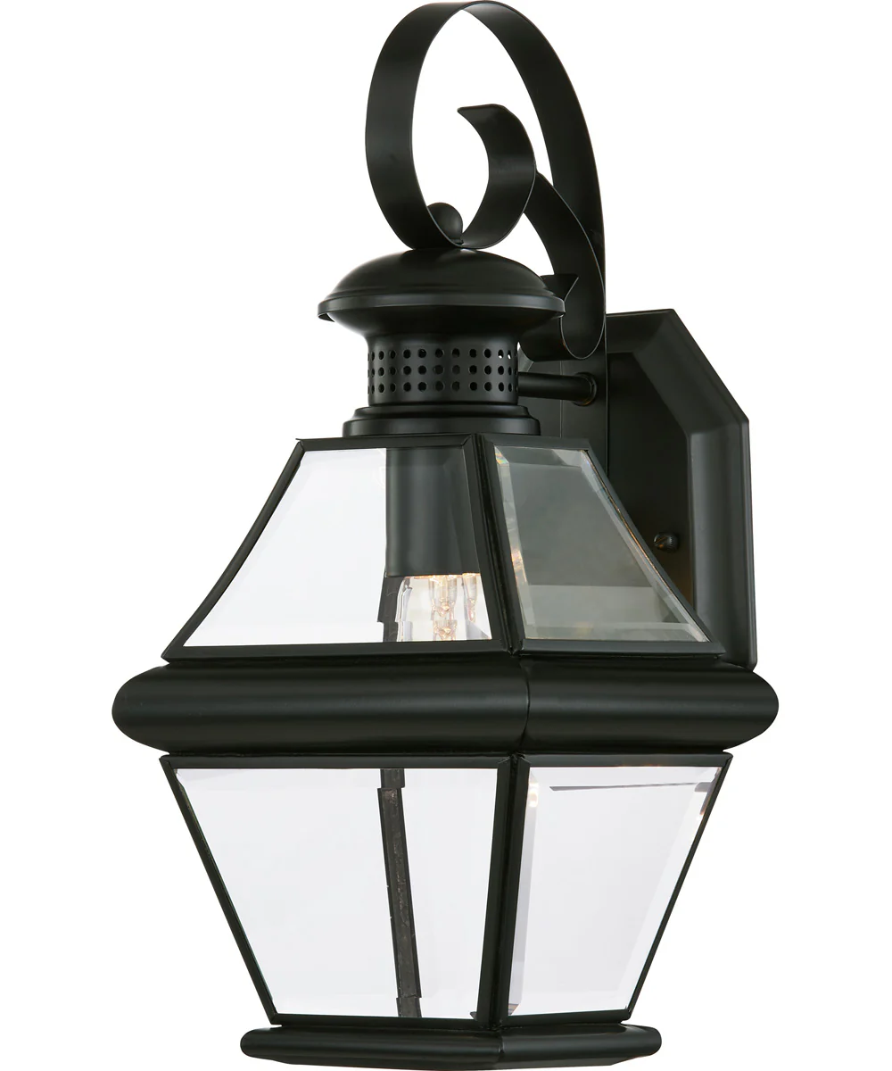 Rutledge Small 1-light Outdoor Wall Light Mystic Black - Image 4