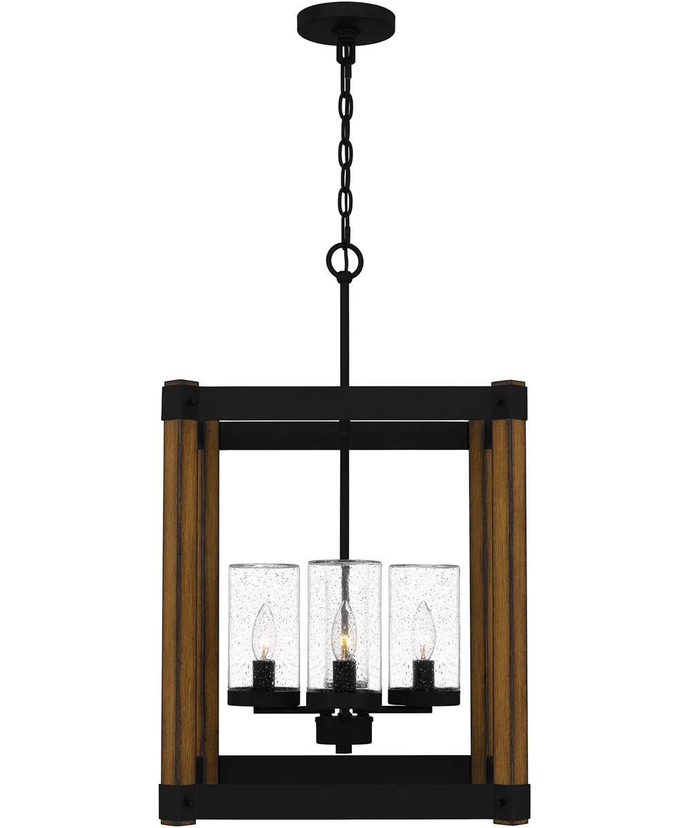 Rylan 4-light Pendant Matte Black - Image 4