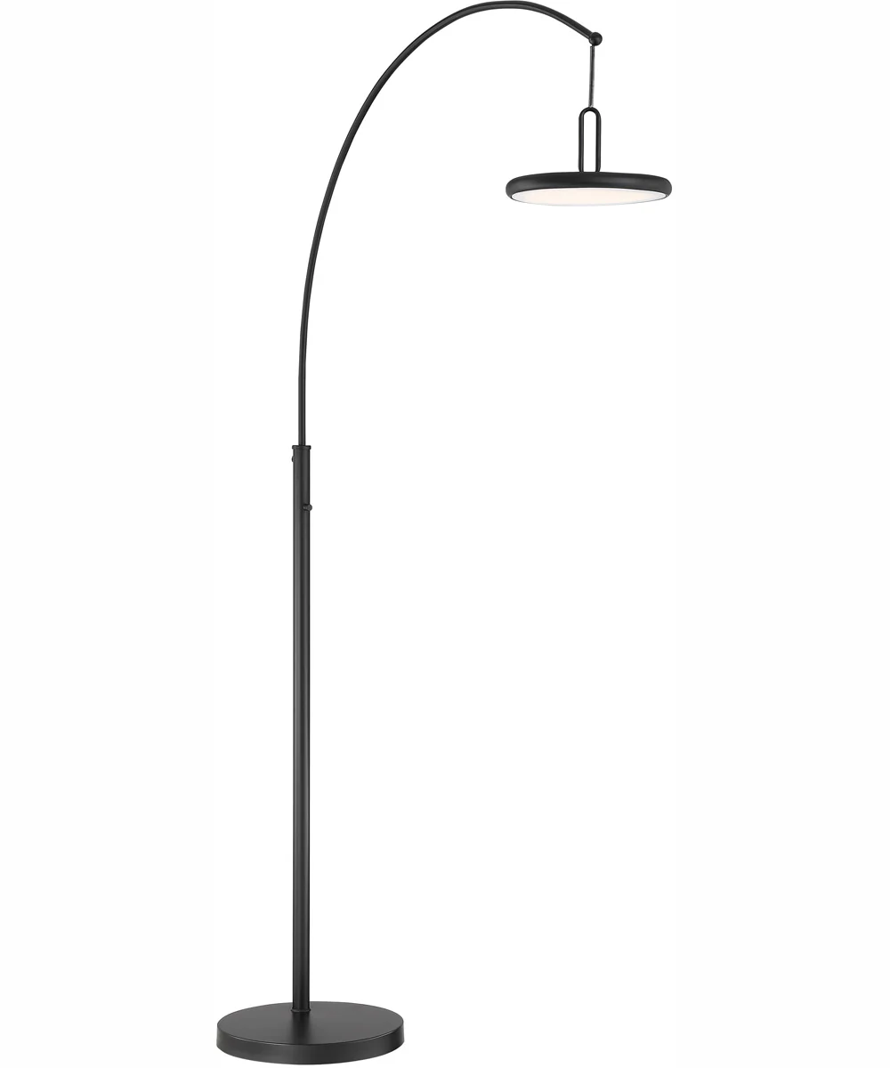 Sailee 1-Light Led Arch Lamp Black