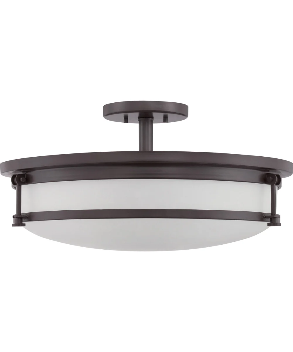 Sailor Extra Large 5-light Semi Flush Mount Western Bronze - Image 3