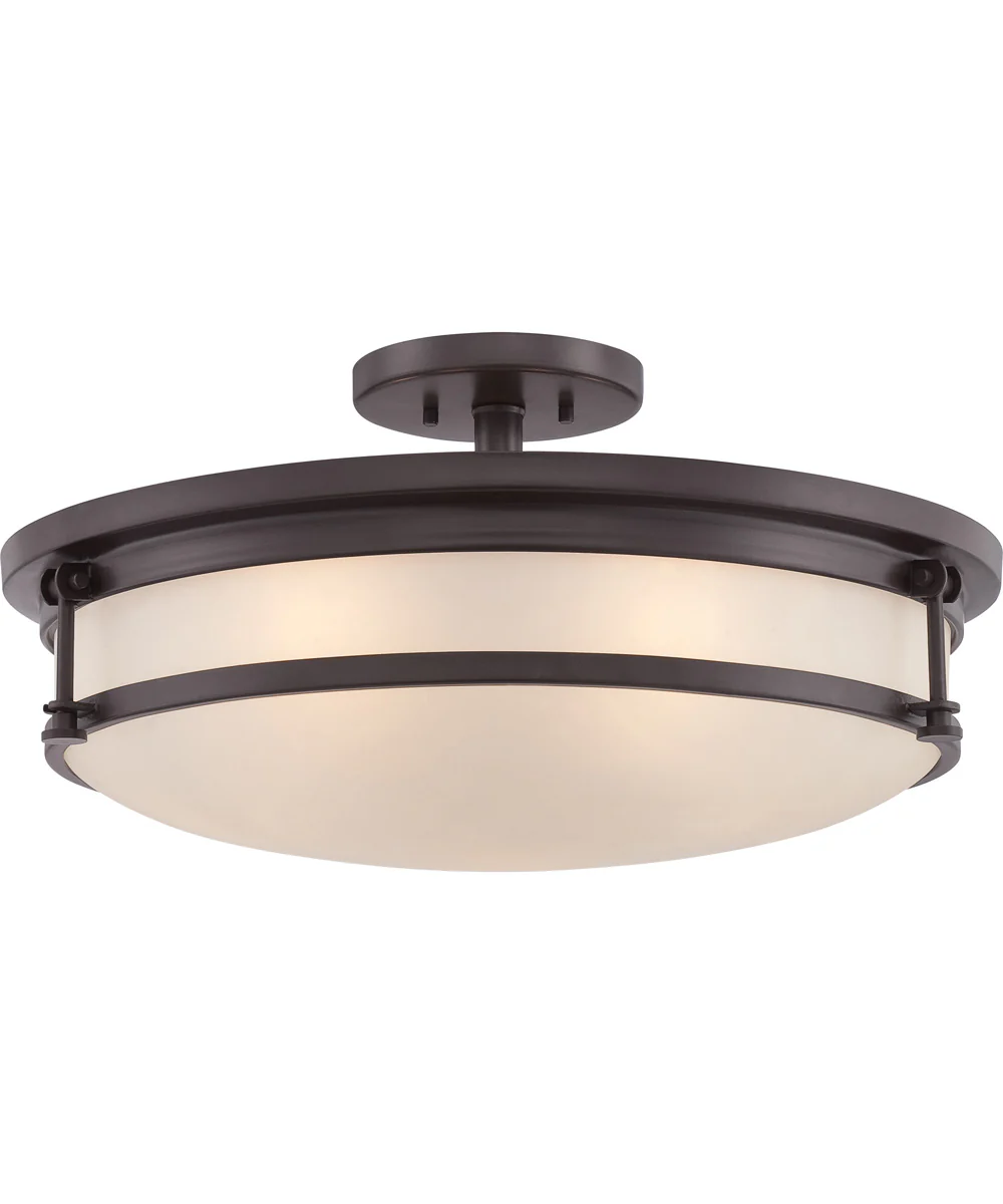 Sailor Extra Large 5-light Semi Flush Mount Western Bronze - Image 4