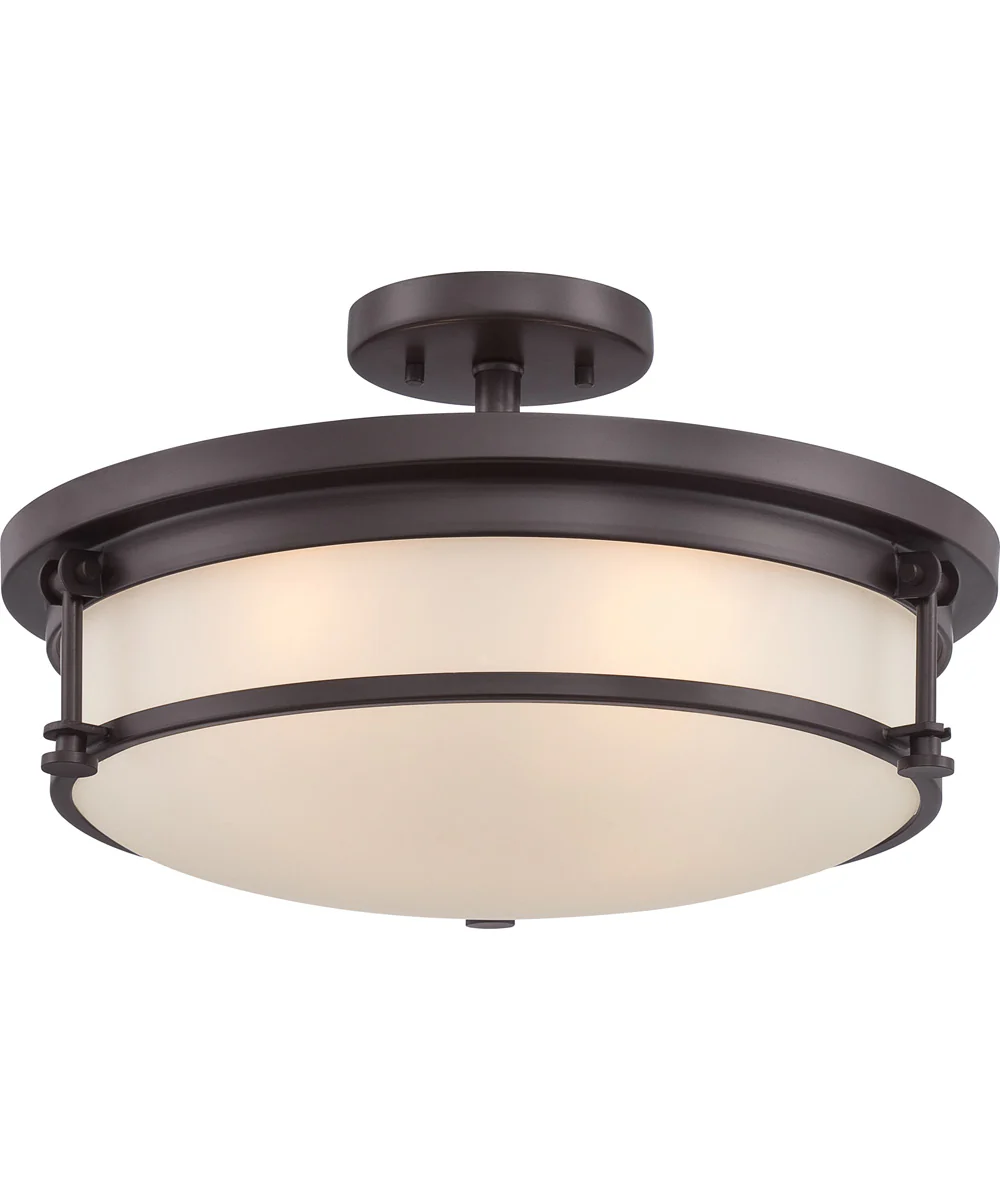 Sailor Large 4-light Semi Flush Mount Western Bronze - Image 4