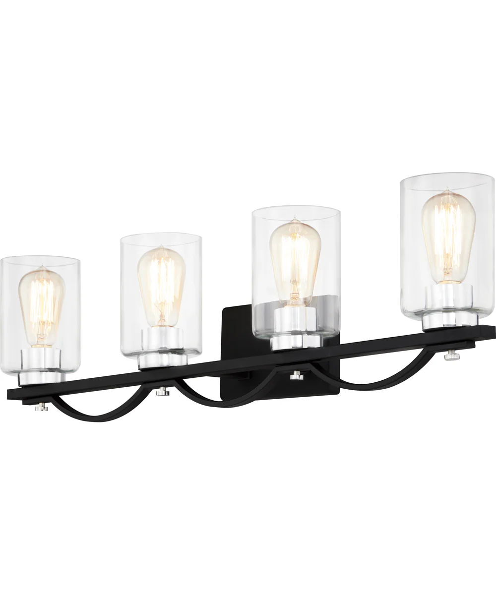 Salem Extra Large 4-light Bath Light Matte Black - Image 5