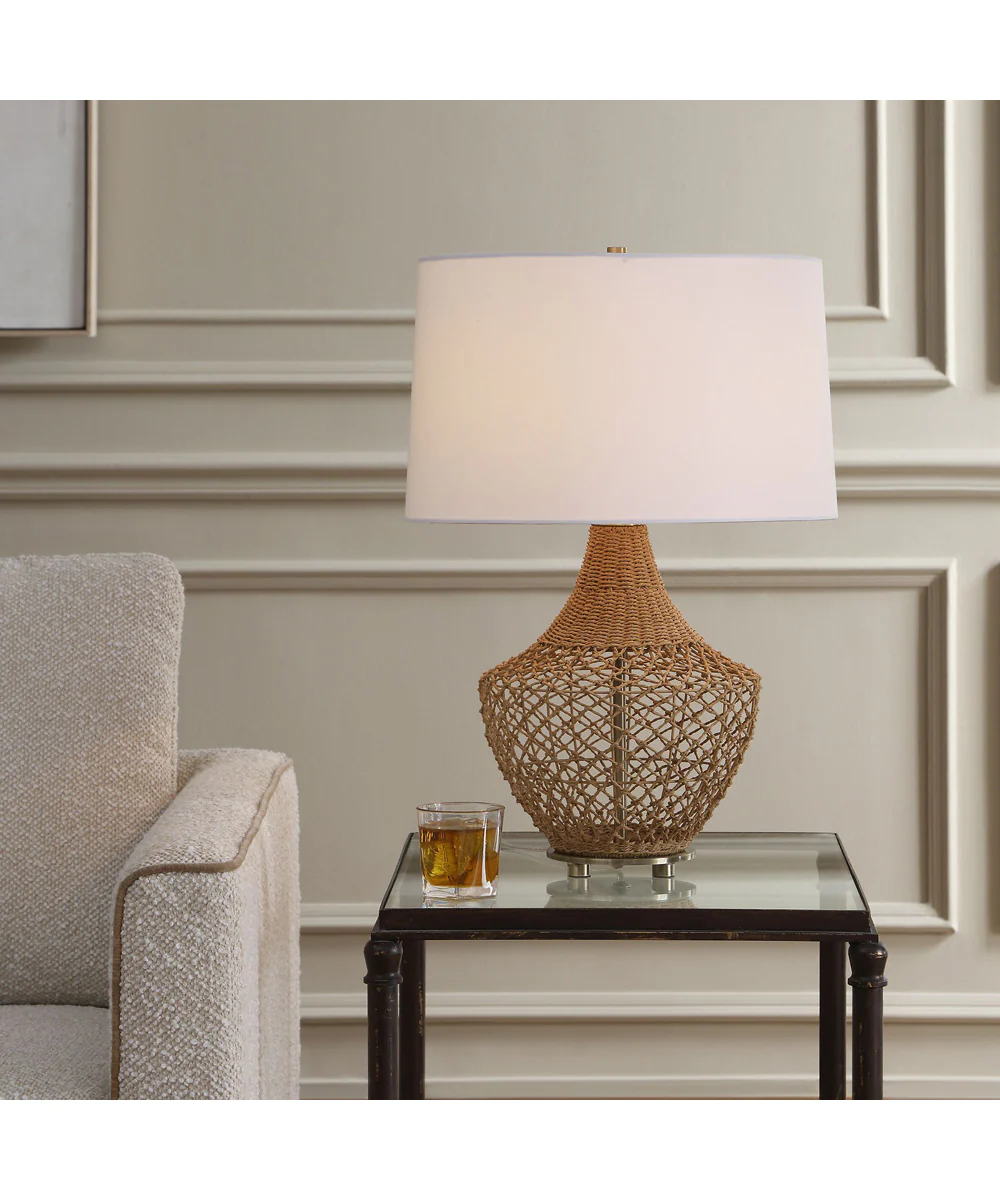 Samori Rattan Table Lamp - Image 2