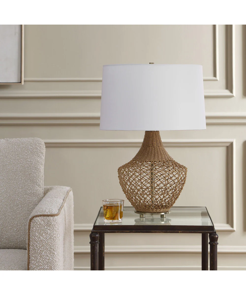 Samori Rattan Table Lamp - Image 3