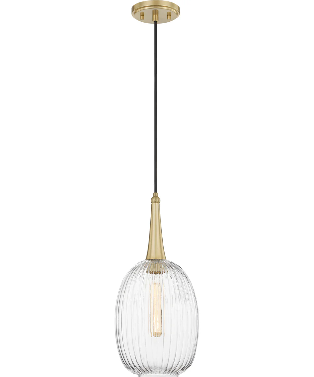 Samson Small 1-light Mini Pendant Satin Brass - Image 2