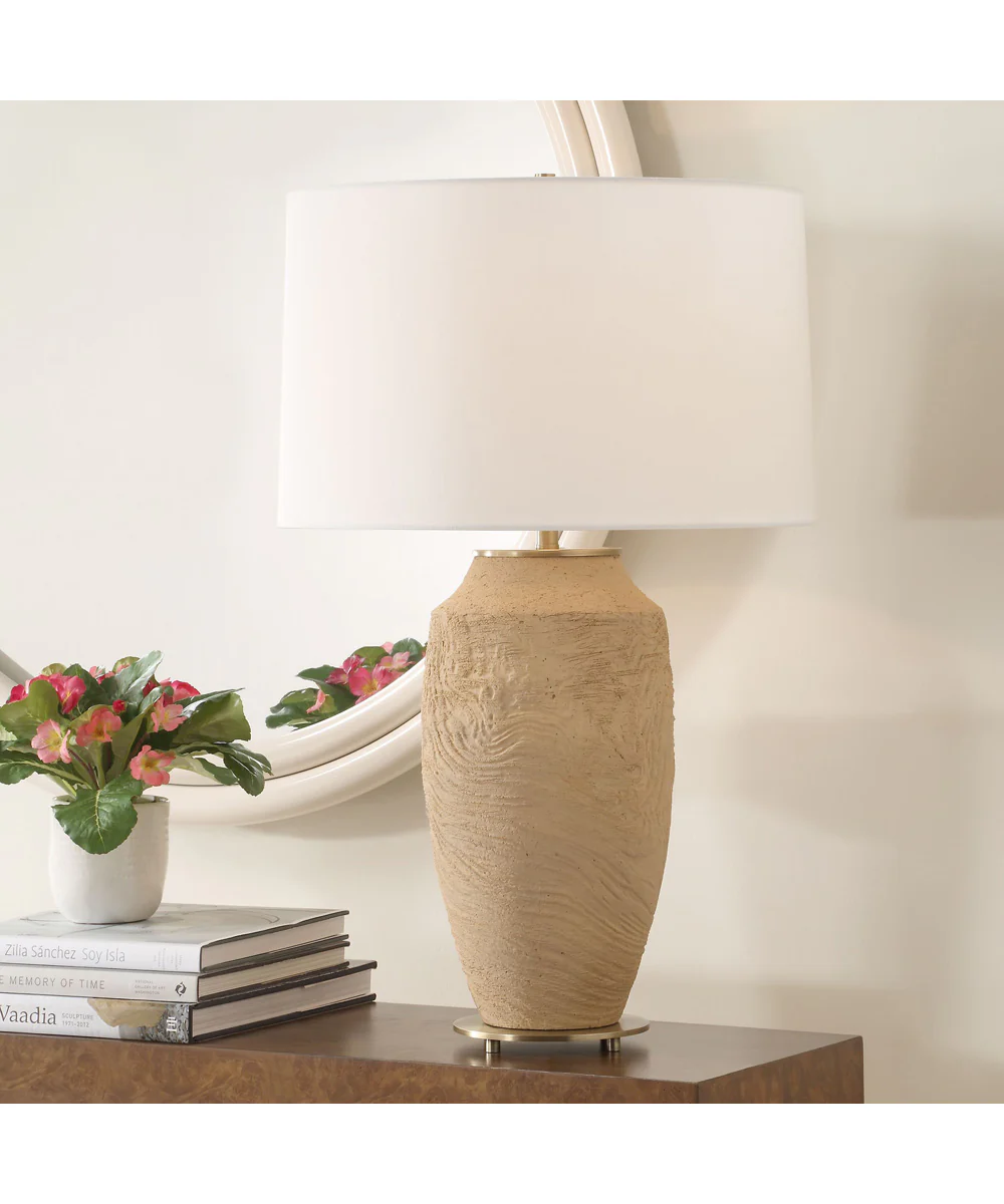 Sandstone Flow Terracotta Table Lamp - Image 2