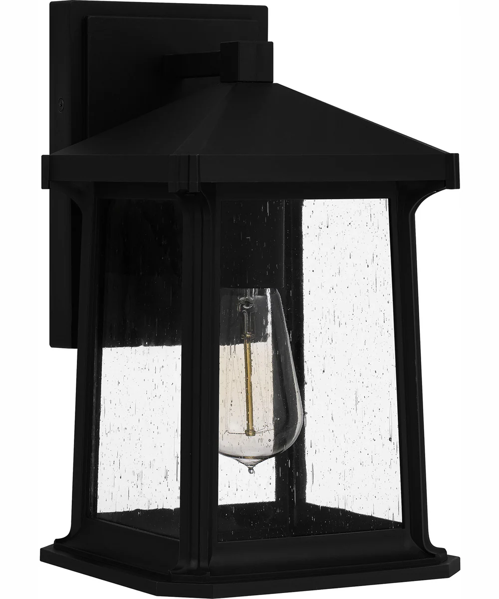 Satterfield Medium 1-light Outdoor Wall Light  Coastal Armour Matte Black - Image 3