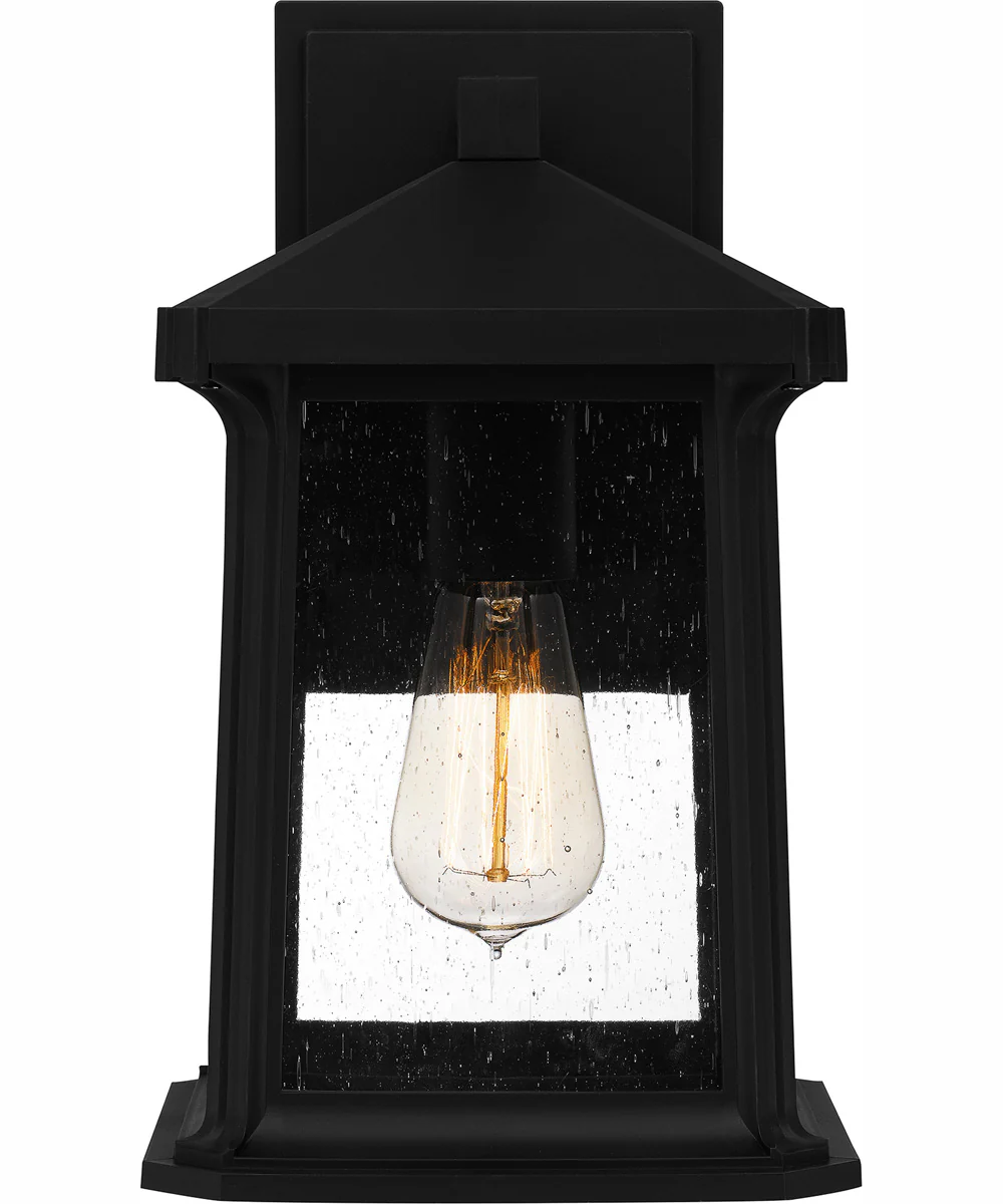 Satterfield Medium 1-light Outdoor Wall Light  Coastal Armour Matte Black - Image 4