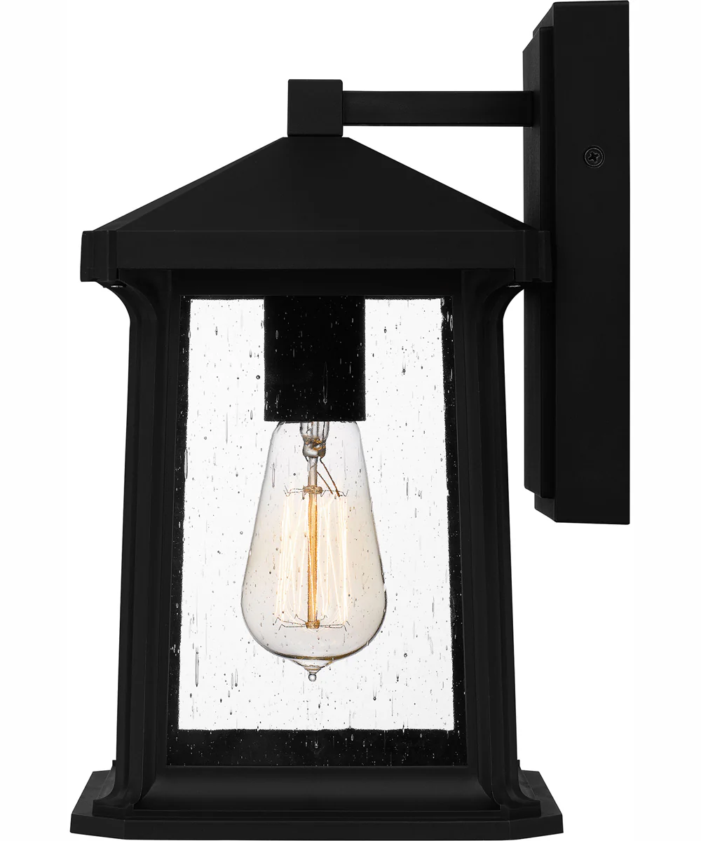 Satterfield Medium 1-light Outdoor Wall Light  Coastal Armour Matte Black - Image 5