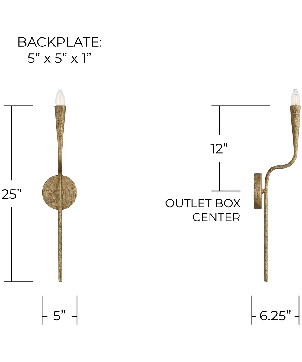 Savari 1-Light Sconce Artisan Gold - Image 5