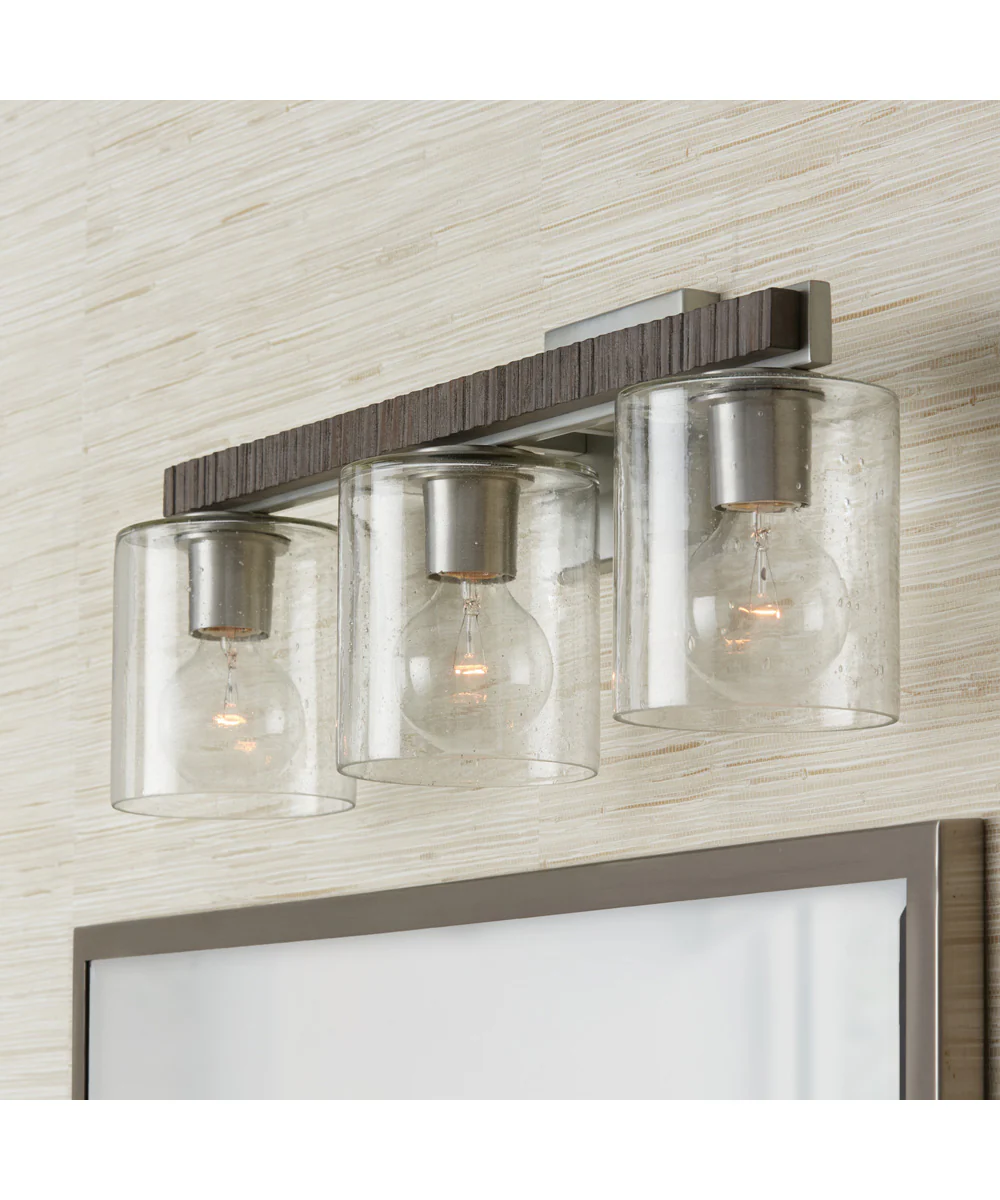 Sawyer 3-Light Vanity Carbon Grey and Matte Nickel - Image 2