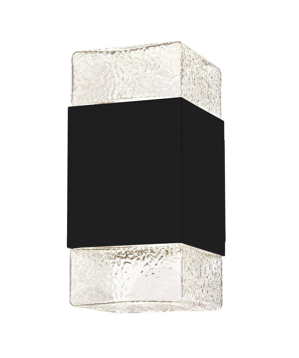 Saxton Small Outdoor Wall Light  Coastal Armour Aluminum Matte Black