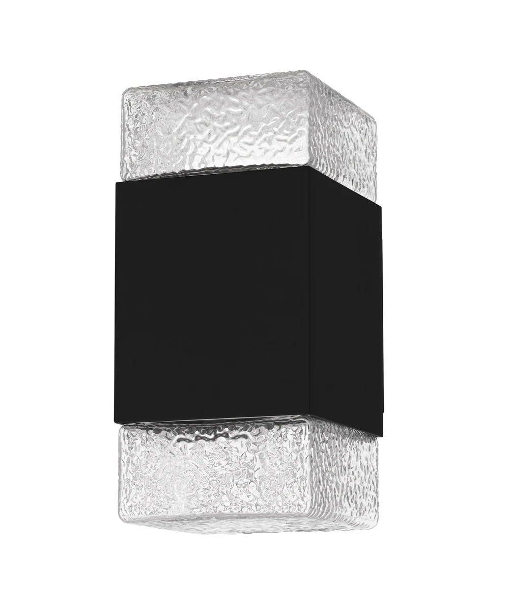 Saxton Small Outdoor Wall Light  Coastal Armour Aluminum Matte Black - Image 2