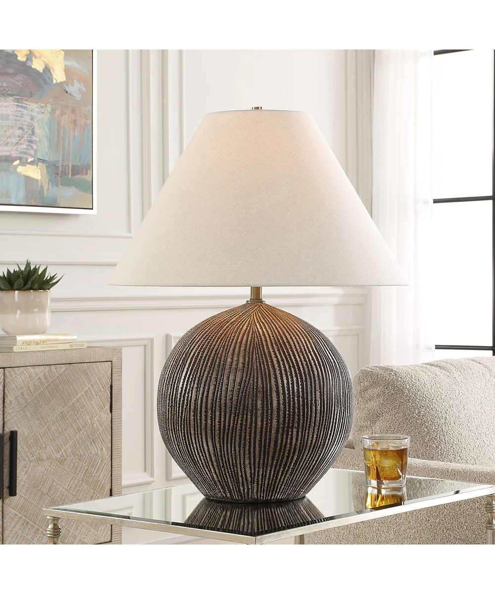 Sayre Dark Brown Table Lamp - Image 2