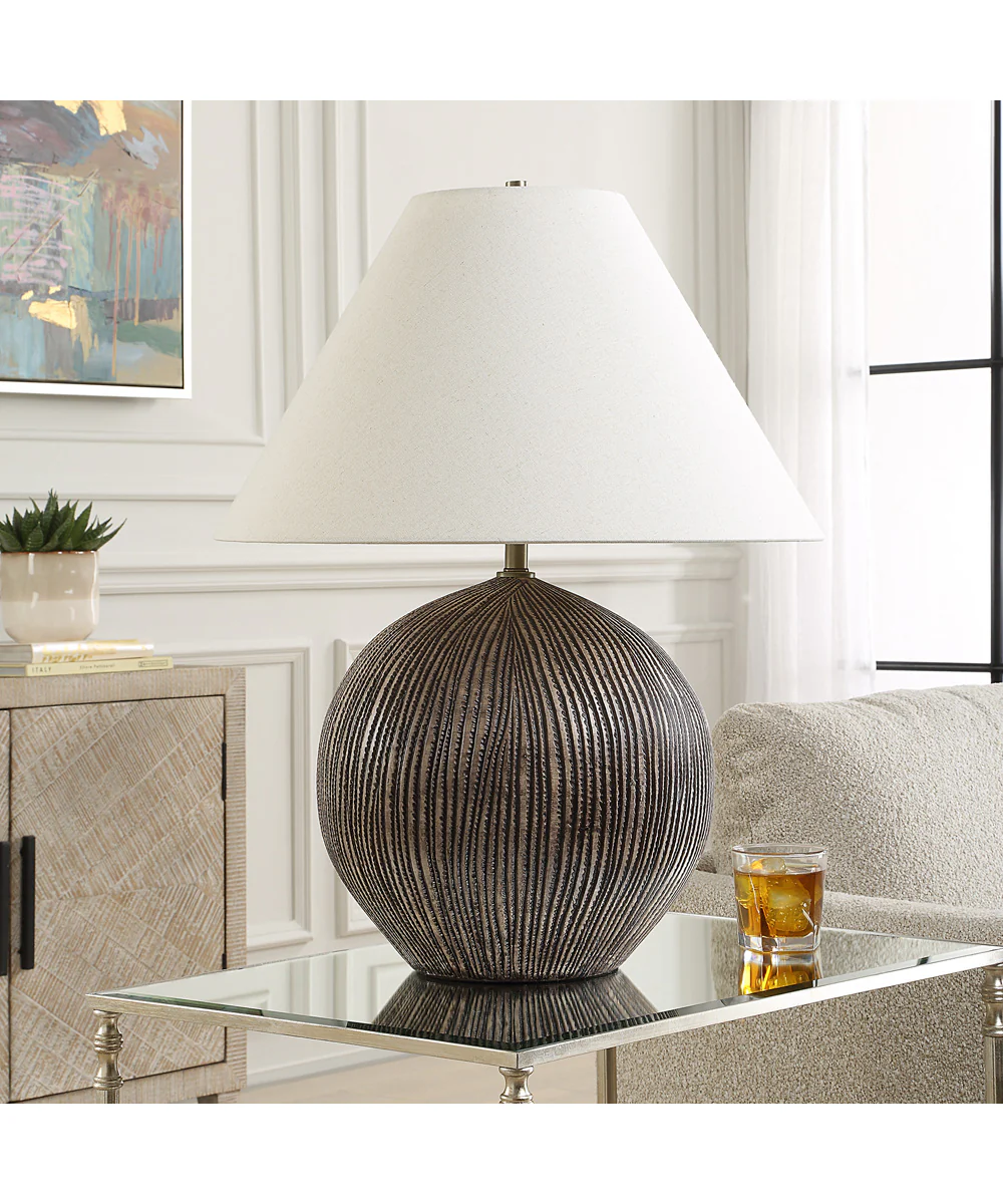 Sayre Dark Brown Table Lamp - Image 3