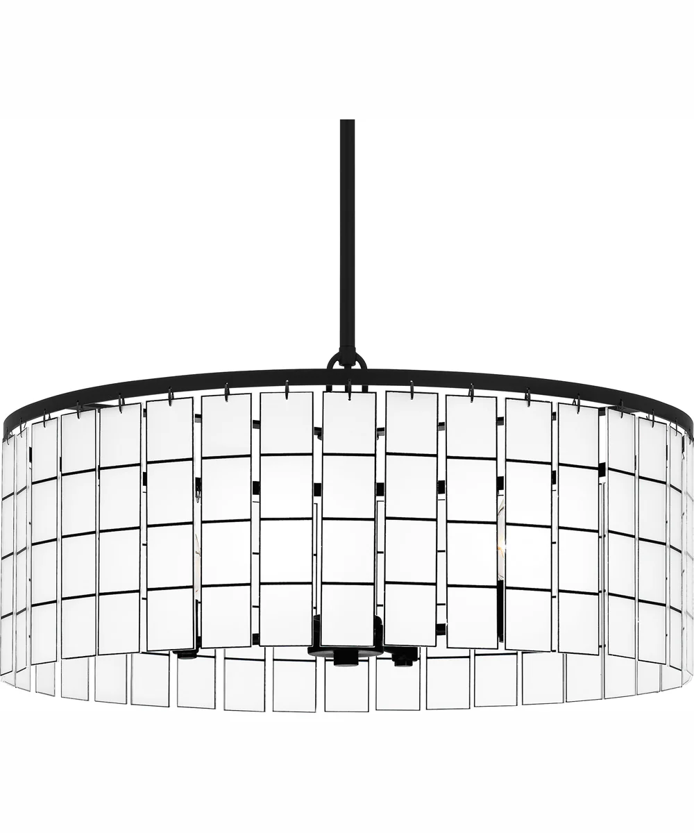 Seigler 4-light Pendant Matte Black - Image 6