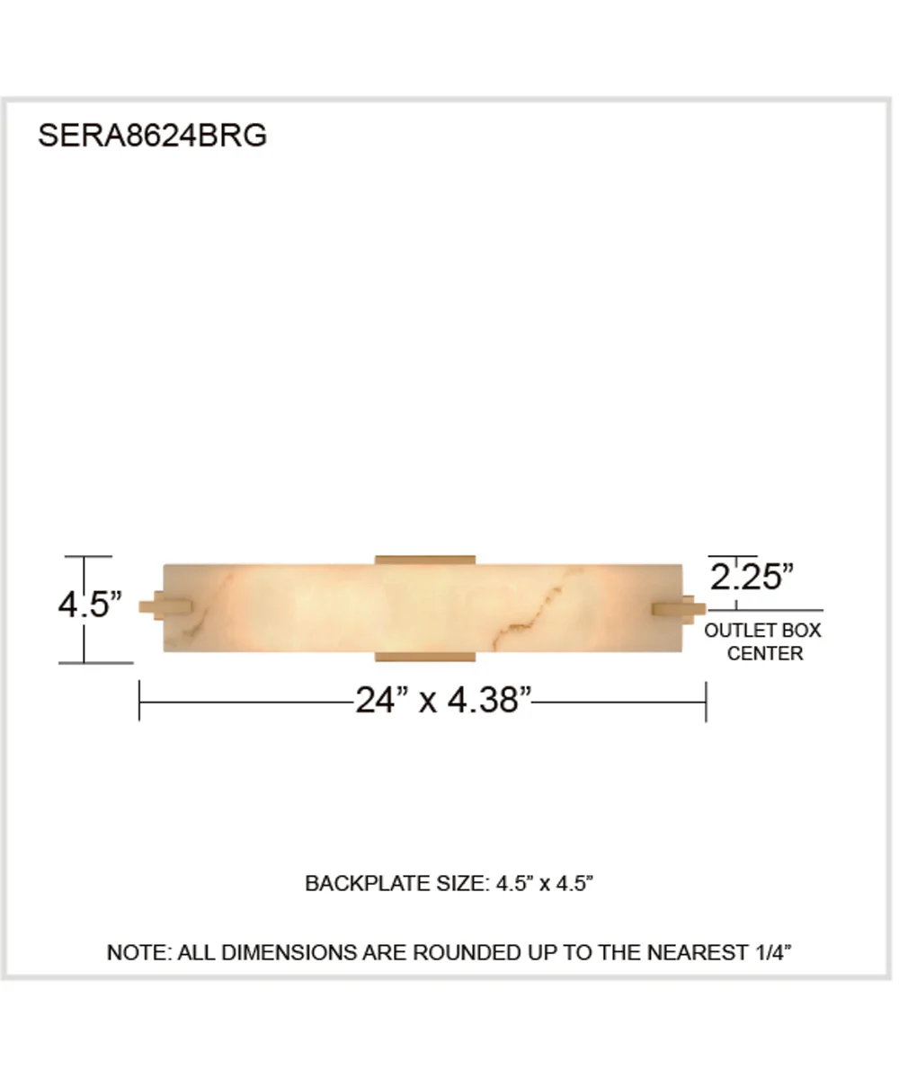 Seraphine 2-light Bath Light Brushed Gold - Image 4
