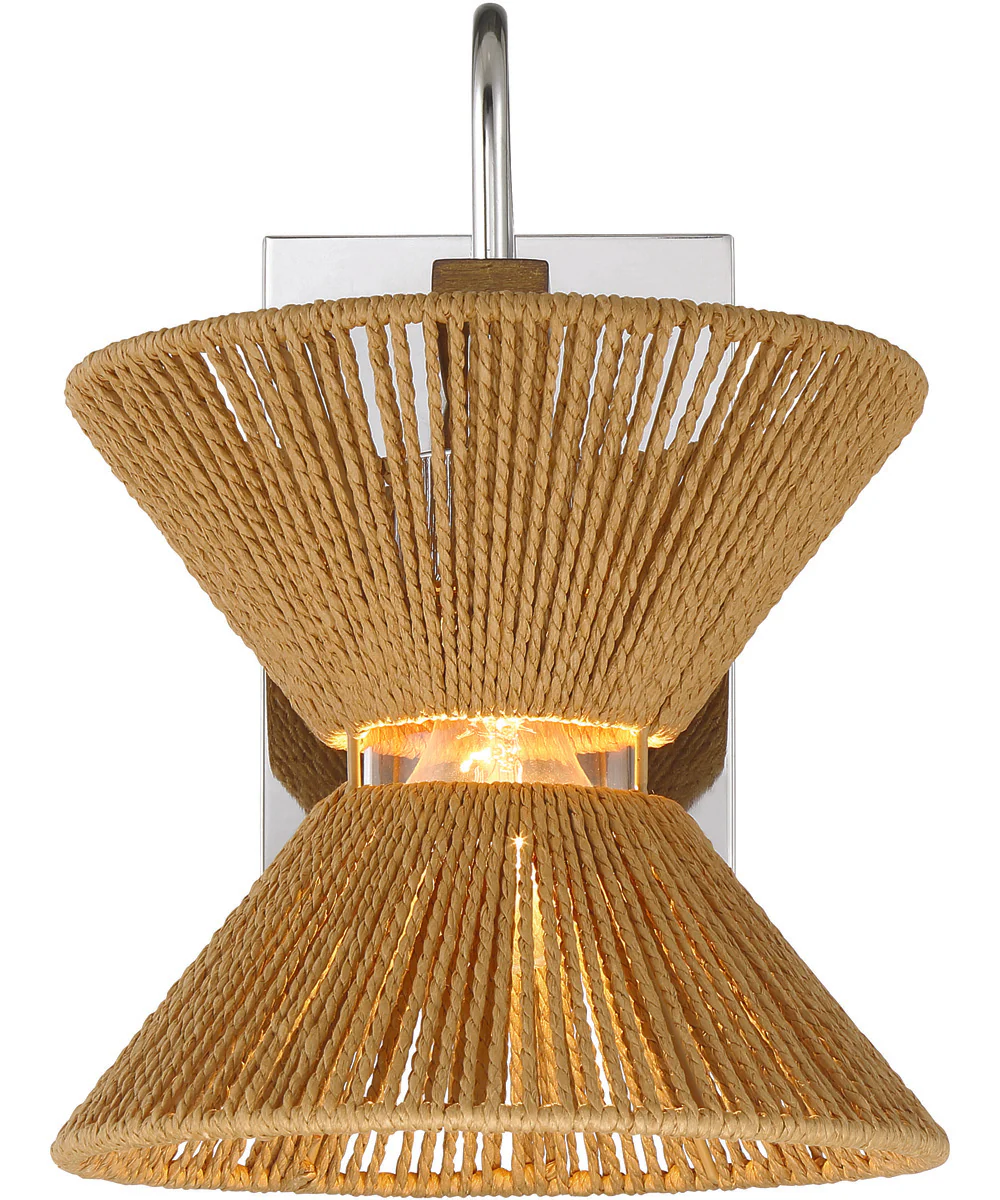 Serena 1-Light Lighting Chrome/Walnut - Image 4