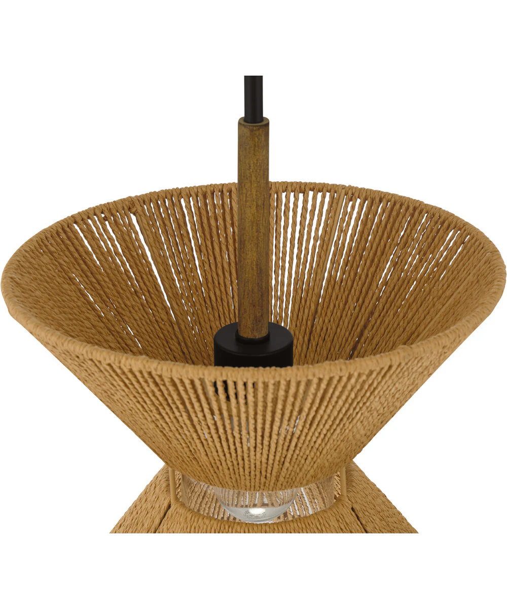 Serena 1-Light Lighting Flat Black/Walnut - Image 5