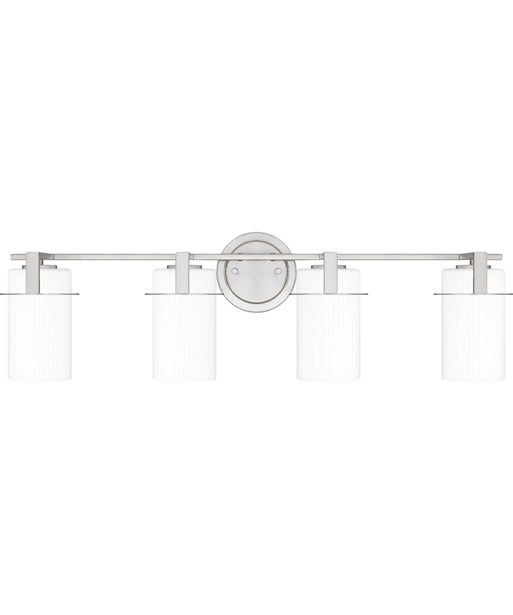 Seymour Extra Large 4-light Bath Light Brushed Nickel