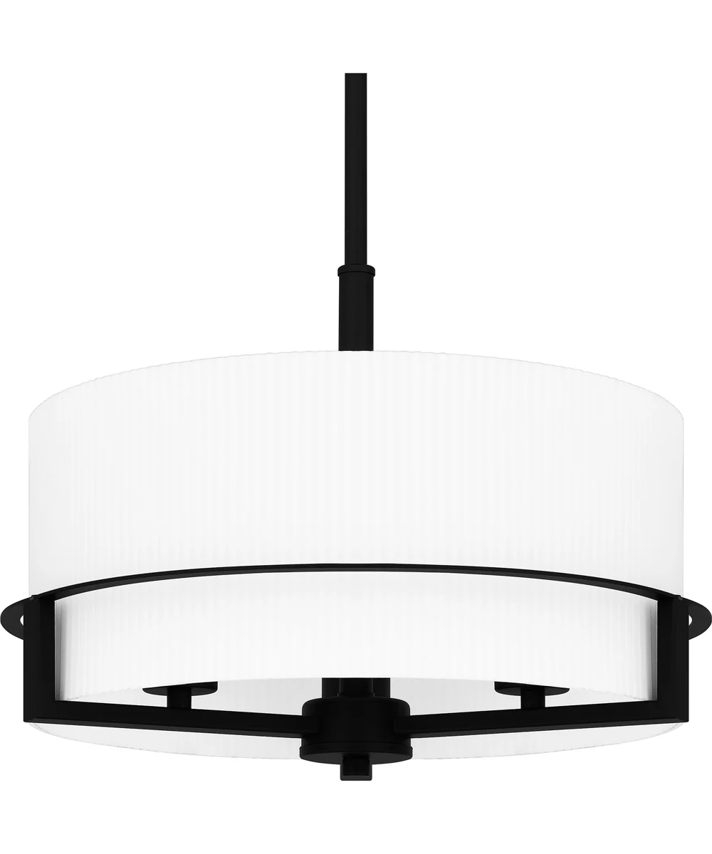 Seymour Large 3-light Pendant Matte Black - Image 5
