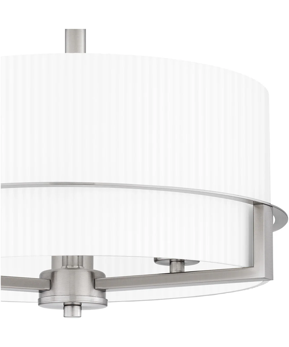 Seymour Medium 3-light Semi Flush Mount Brushed Nickel - Image 5
