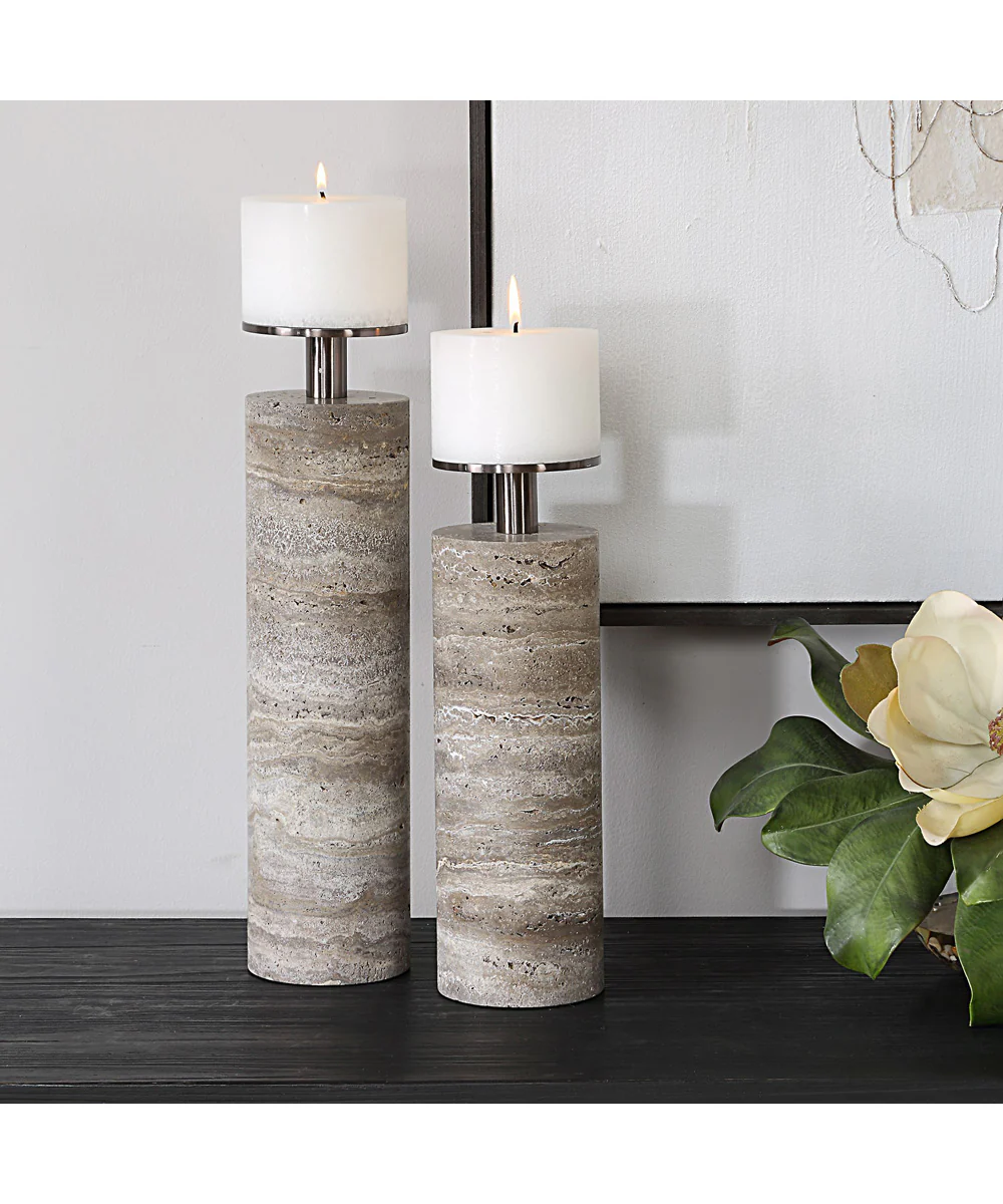 Shadowstone Candleholders Set of 2 - Image 2