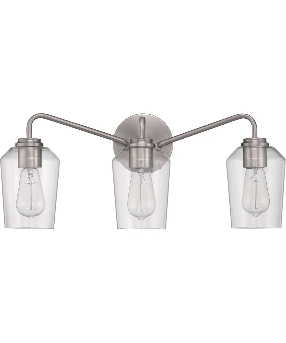 Shayna 3-Light Vanity Brushed Polished Nickel - Image 3