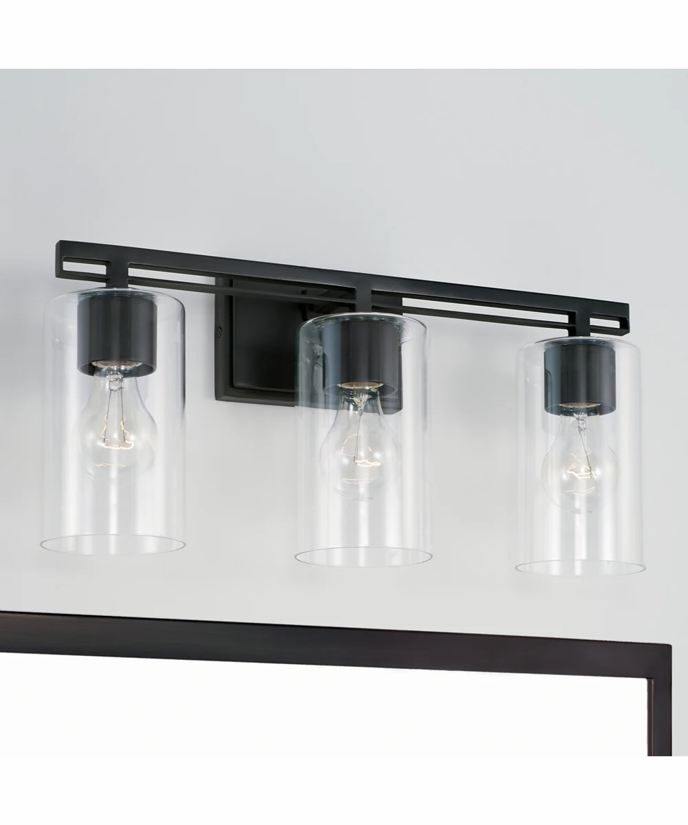 Shelton 3-Light Vanity Matte Black - Image 3