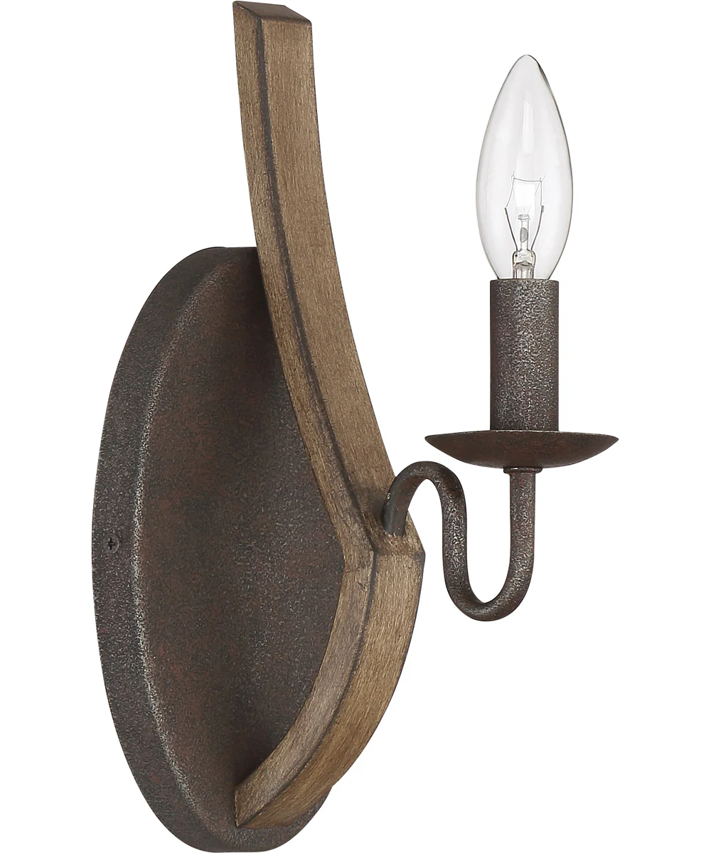Shire Small 1-light Wall Sconce Rustic Black - Image 3