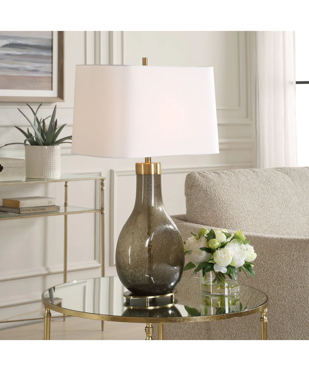 Shyla Dark Glass Table Lamp - Image 2