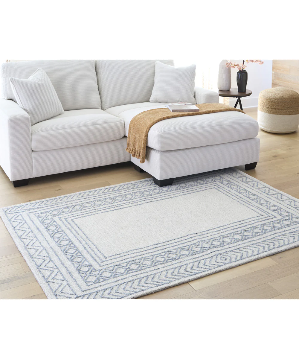 Azelhurst Medium Rug Blue/Ivory/Gray - Image 2
