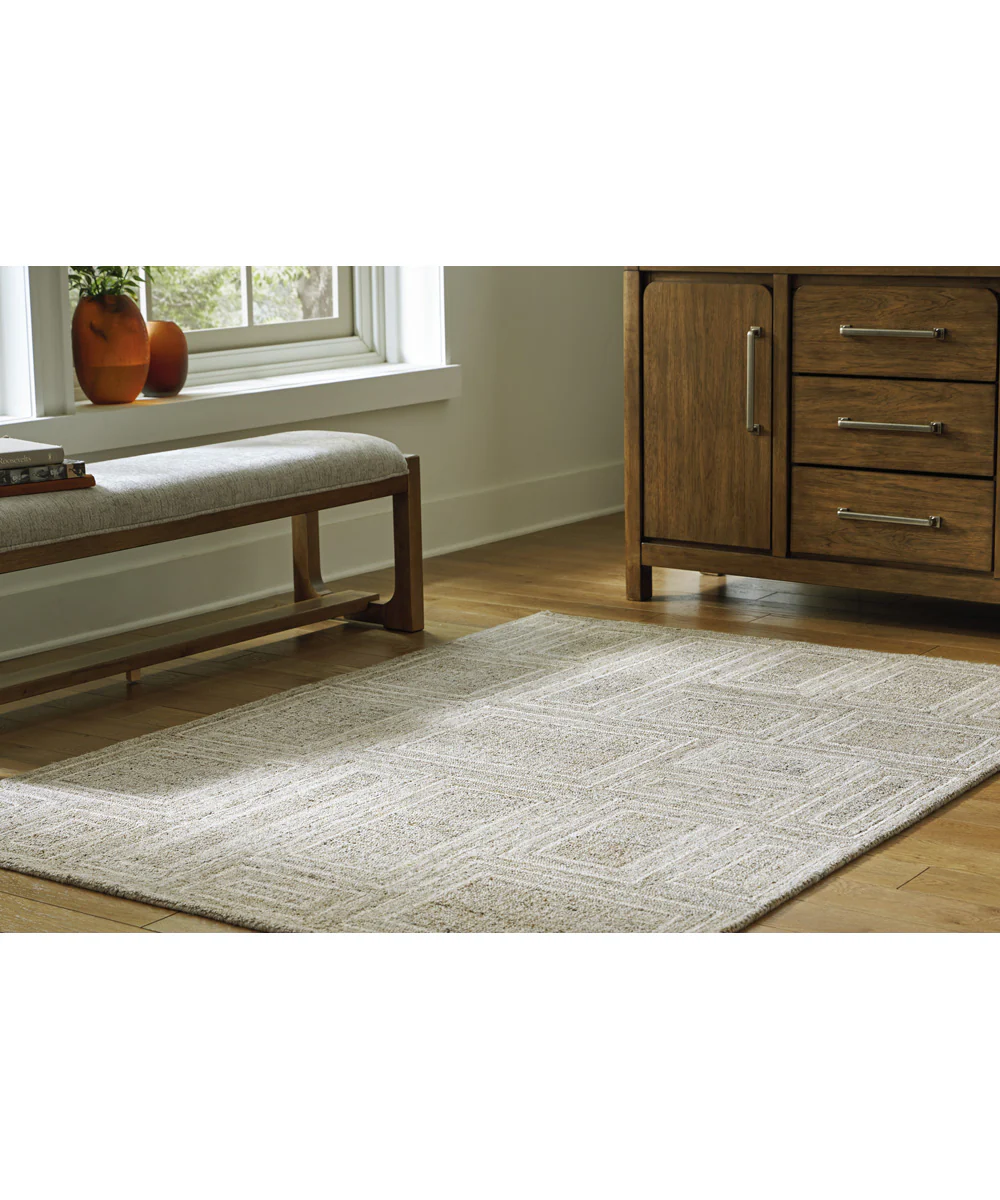 Brickburgh Medium Rug Gray/Ivory/Honey - Image 2