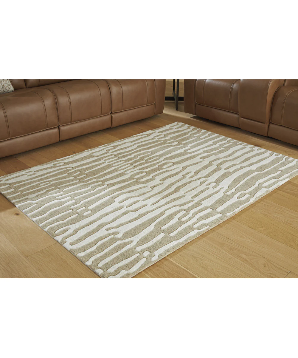 Corrbell Medium Rug Beige/White - Image 2