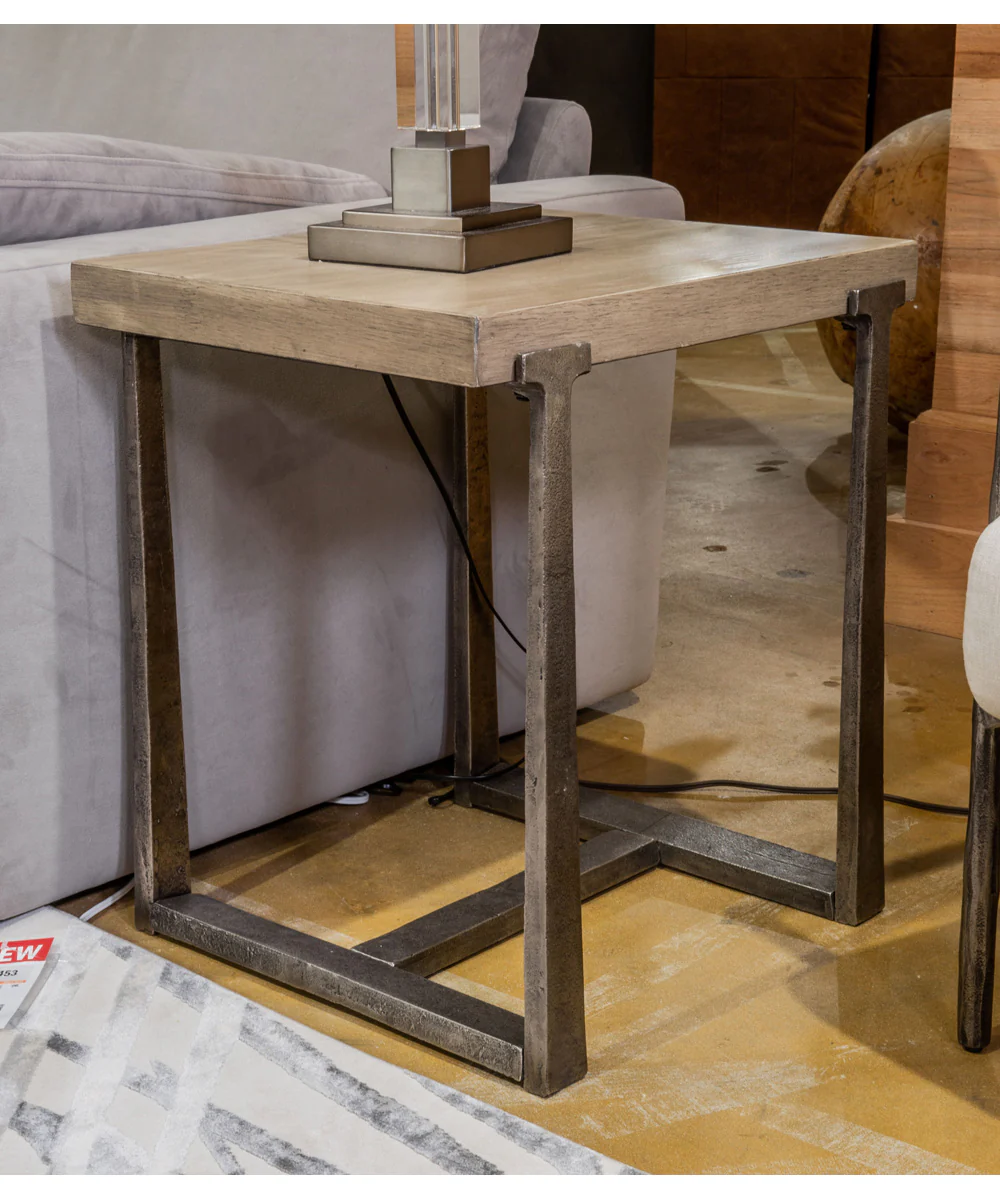 Dalenville Rectangular End Table Gray