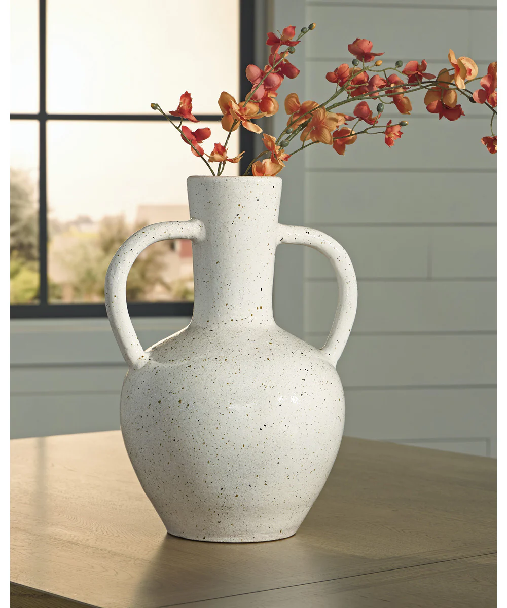 Dallinworth Vase White/Black - Image 2