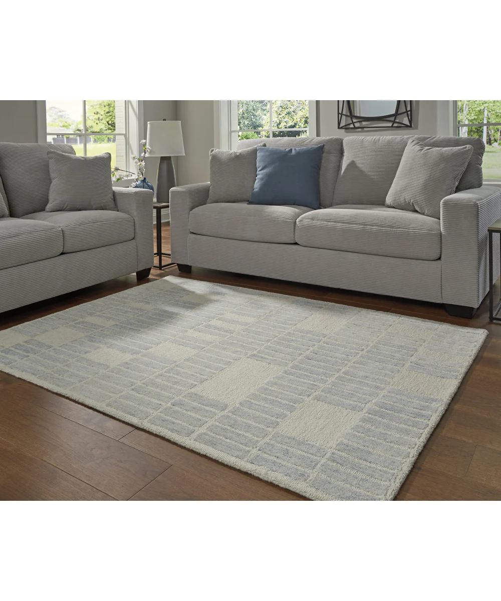 Dylanton Medium Rug Ivory/Blue - Image 2