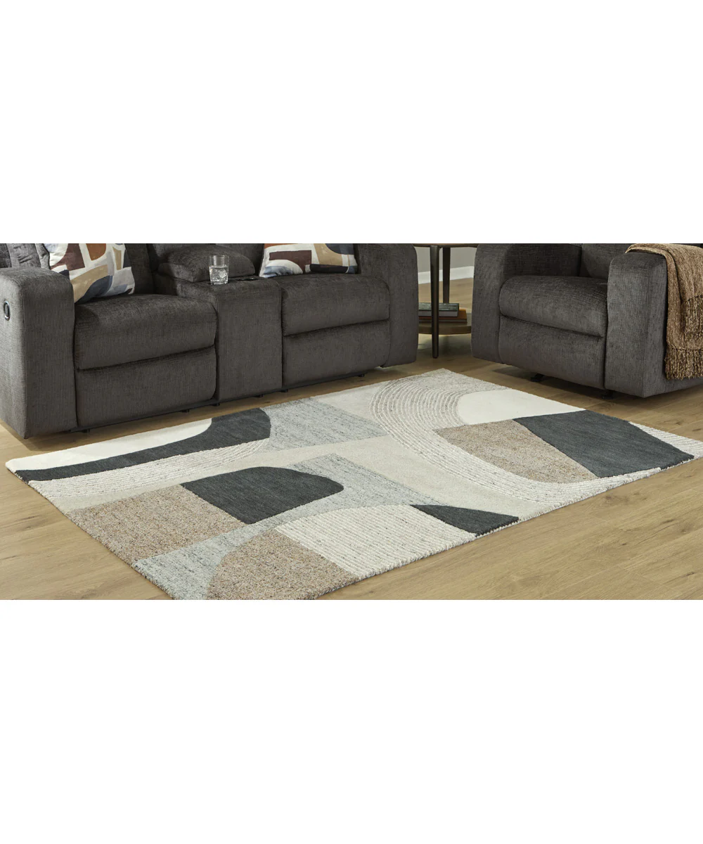Edrickhill Medium Rug Grayish Teal/Taupe/Cream - Image 2