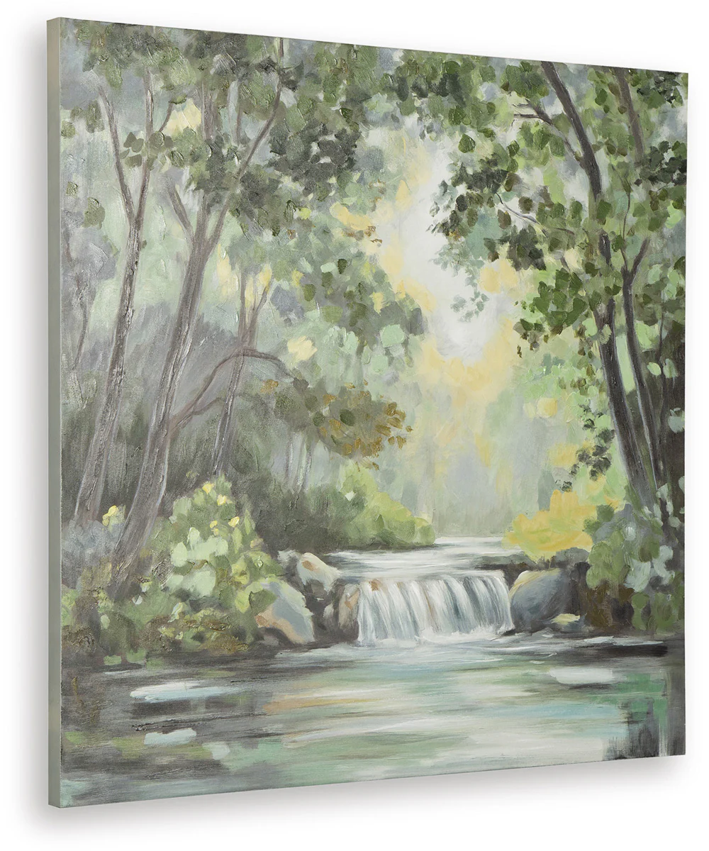 Evermaddick Wall Art Green/Gray/White