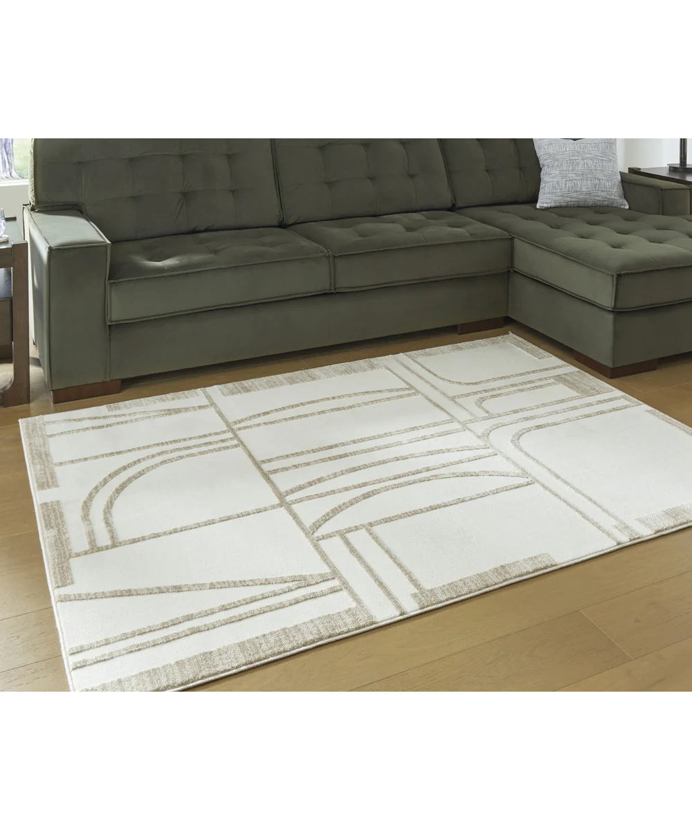 Farongrove Medium Rug Ivory/Beige - Image 2