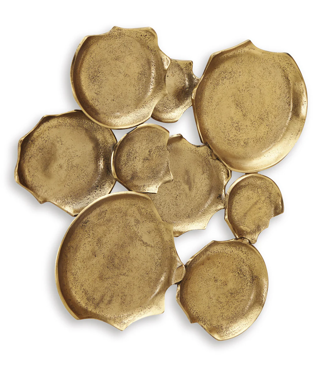 Gageton Wall Decor Antique Gold