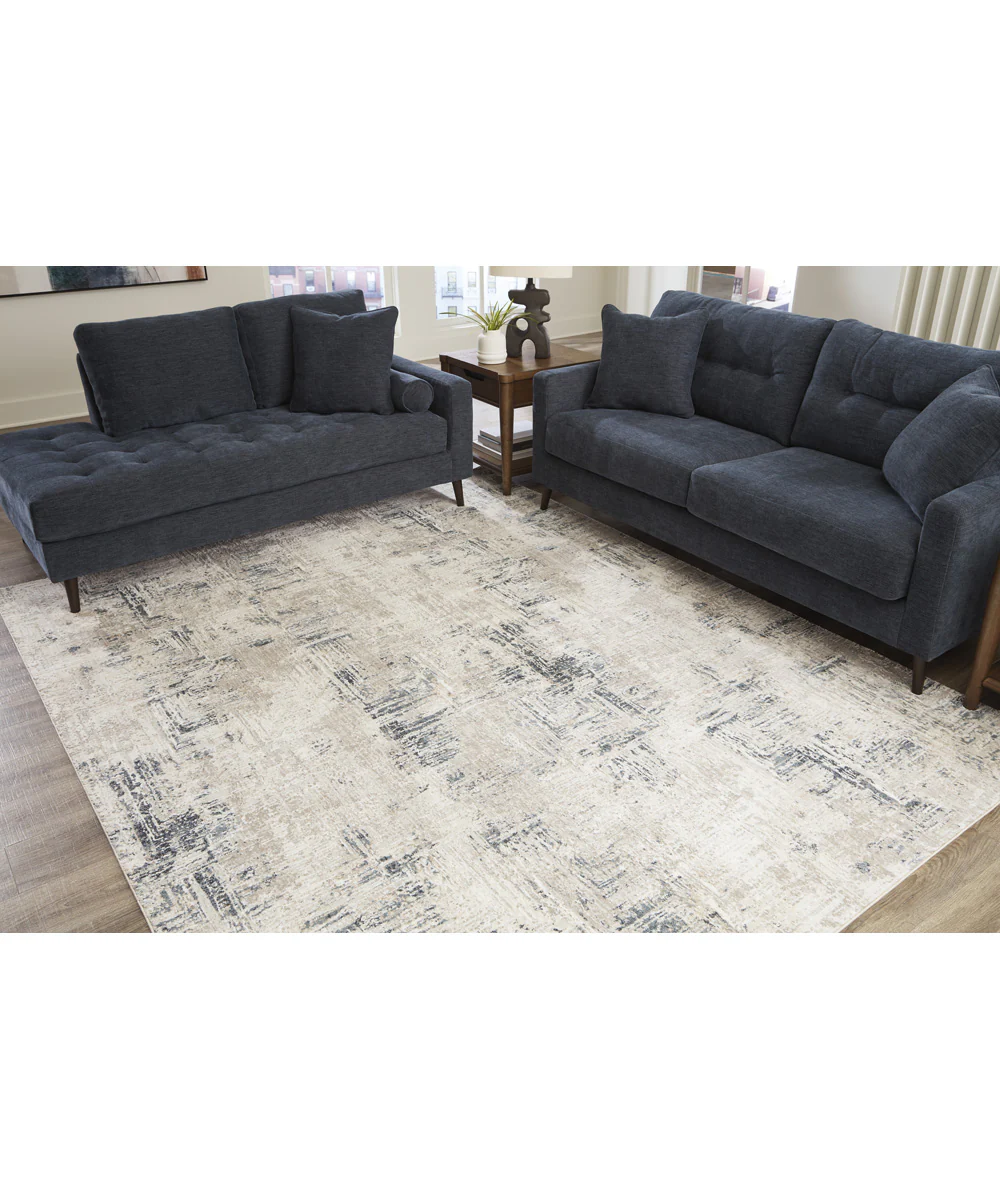 Gentor Large Rug Blue/Ivory - Image 2
