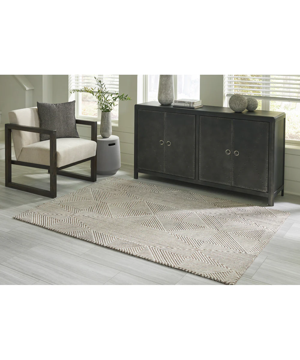 Jadott Medium Rug Beige/Brown - Image 2