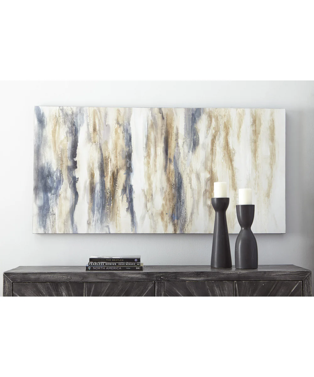 Joely Wall Art Blue/Tan - Image 2